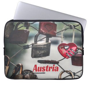 Housse Pour Ordinateur Portable Autriche Love Locks Pont Salzbourg
