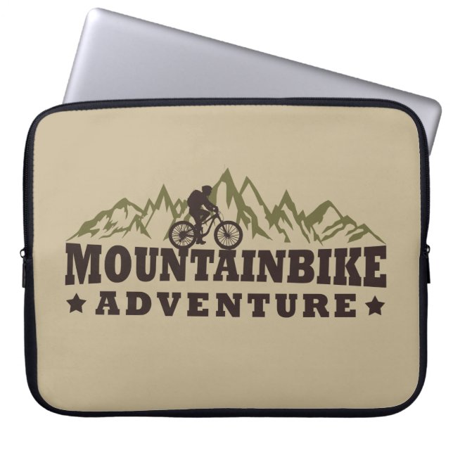 Housse Pour Ordinateur Portable aventure hors route en VTT (Devant)