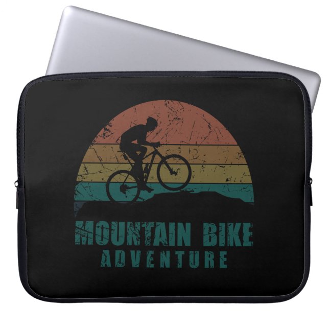 Housse Pour Ordinateur Portable Aventure Mtb mountain bike (Devant)