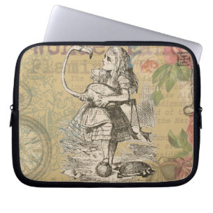 Housse Pour Ordinateur Portable Aventures d'Alice au pays des merveilles Flamant C