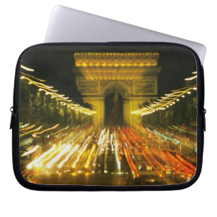 Housse Pour Ordinateur Portable Avenue des Champs-Elysees, Arc de Triomphe,