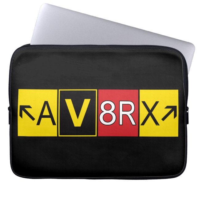 Housse Pour Ordinateur Portable Aviatrix - AV8RX - (Devant)