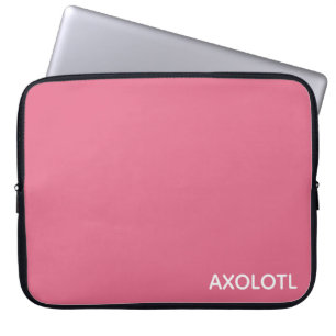 Housse Pour Ordinateur Portable Axolotl pink color name