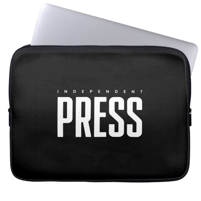Housse Pour Ordinateur Portable Badge d'identification de presse indépendant (Devant)