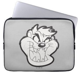 Housse Pour Ordinateur Portable Badge TAZ™ Evil Grin