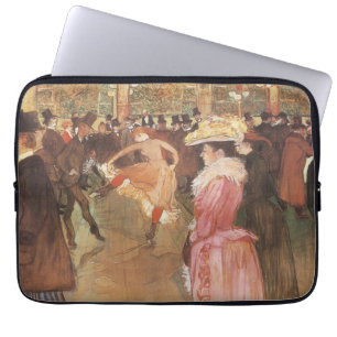 Housse Pour Ordinateur Portable Bal au cabaret by Toulouse Lautrec