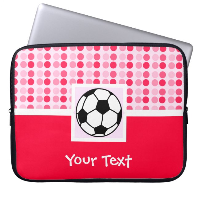 Housse Pour Ordinateur Portable Ballon de football mignon (Devant)