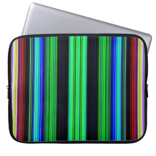 Housse Pour Ordinateur Portable Bandes minces et colorées - 1