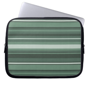 Housse Pour Ordinateur Portable Bandes vertes