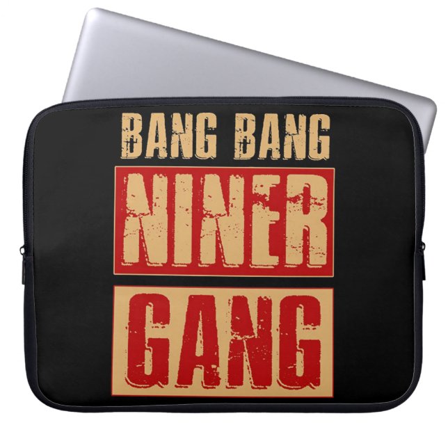 Housse Pour Ordinateur Portable Bang Bang Niner Gang (Devant)