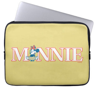 Housse Pour Ordinateur Portable Bannière de nom Minnie classique