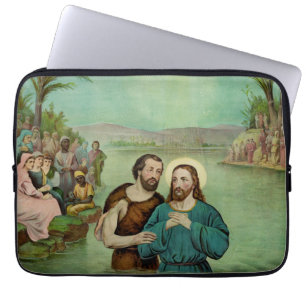 Housse Pour Ordinateur Portable Baptême de Jésus-Christ