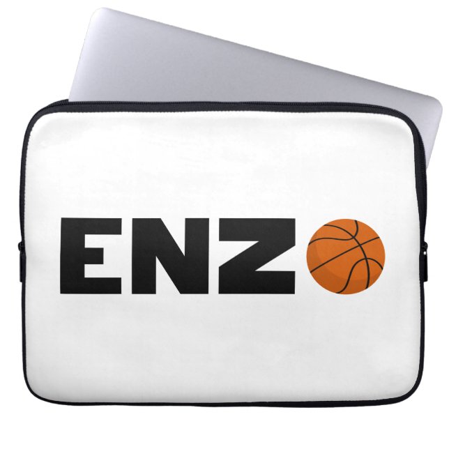 Housse Pour Ordinateur Portable Basket-ball Enzo (Devant)