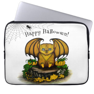 Housse Pour Ordinateur Portable Bat d'Halloween mignonne