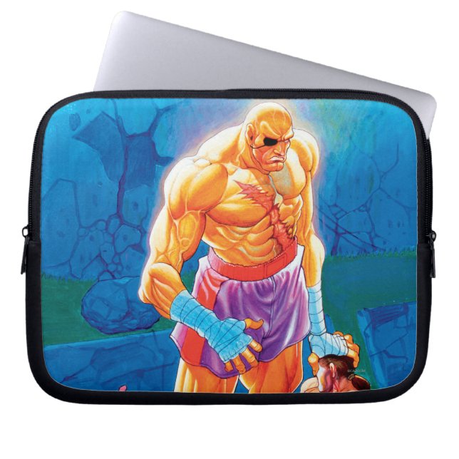 Housse Pour Ordinateur Portable Battement Dan de Sagat (Devant)