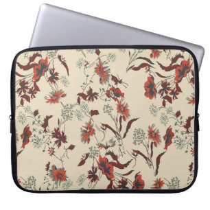 Housse Pour Ordinateur Portable Beau motif vintage Floral dans la variété