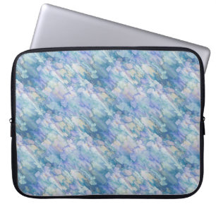 Housse Pour Ordinateur Portable Beau Pastel Bleu & Pink Portable Sleeve 15 pouces