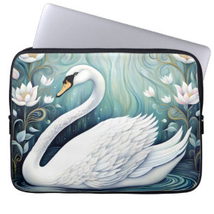 Housse Pour Ordinateur Portable Beau Swan