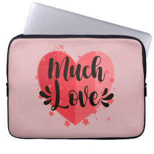 Housse Pour Ordinateur Portable Beaucoup d'amour, grand coeur