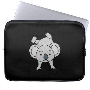 Housse Pour Ordinateur Portable Bébé Cute Koala Avec Un Sourire Faisant Un Poignet