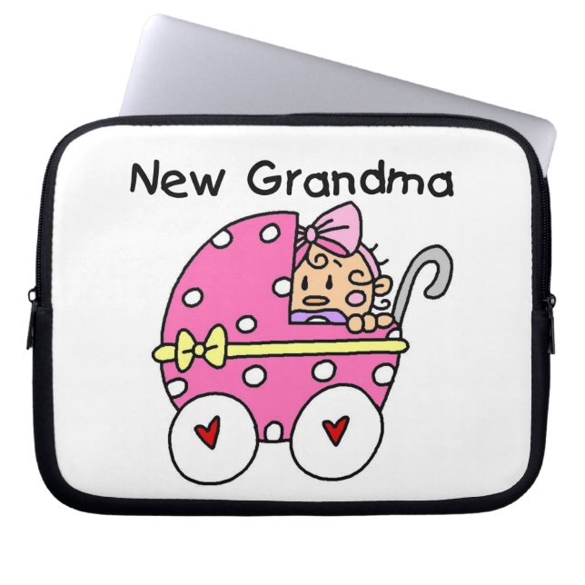 Housse Pour Ordinateur Portable Bébé Fille Nouveau grand-mère Cadeaux (Devant)
