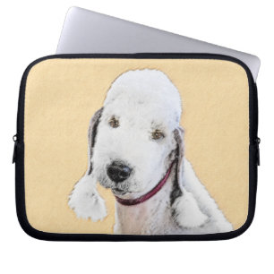 Housse Pour Ordinateur Portable Bedlington Terrier Peinture - Art Chien original