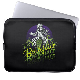 Housse Pour Ordinateur Portable Beetlejus   Assis sur une pierre tombale