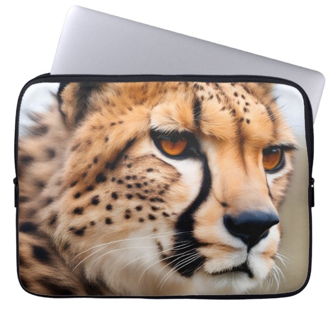 Housse Pour Ordinateur Portable Belle Cheetah (Devant)