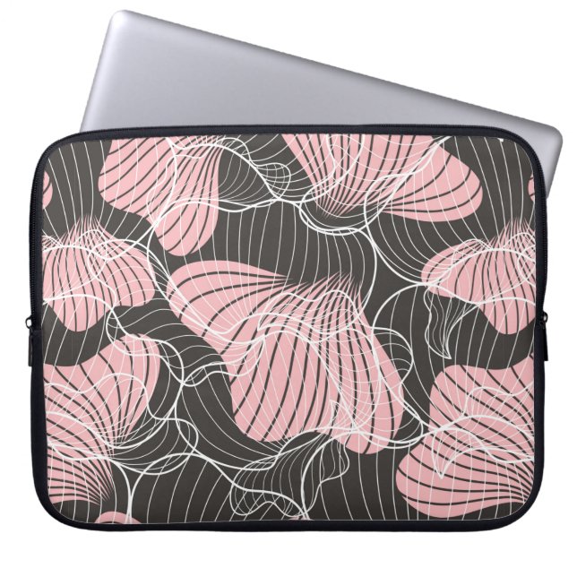 Housse Pour Ordinateur Portable Belle couleur abstrait sans couture motif. Dos (Devant)