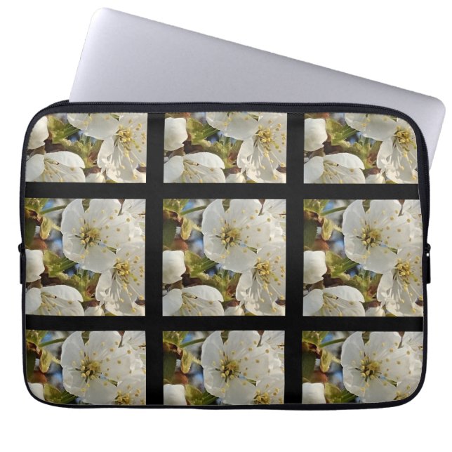 Housse Pour Ordinateur Portable Belle Grille Springflower (Devant)