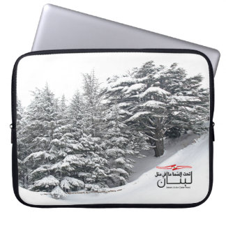 Housse Pour Ordinateur Portable Belle ville de Liban Montagne Bsharri Al Arz