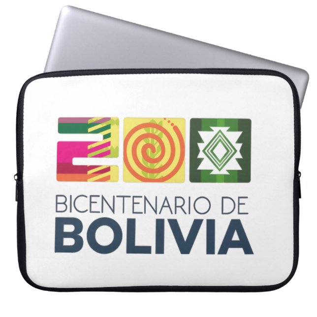 Housse Pour Ordinateur Portable bicentenario Bolivia (Devant)