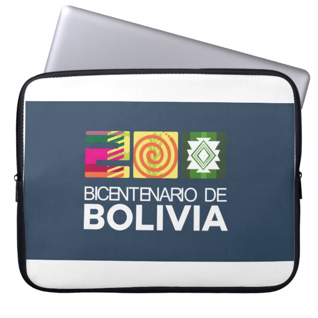Housse Pour Ordinateur Portable bicentenario Bolivia (Devant)