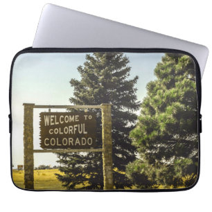 Housse Pour Ordinateur Portable Bienvenue au Colorado coloré