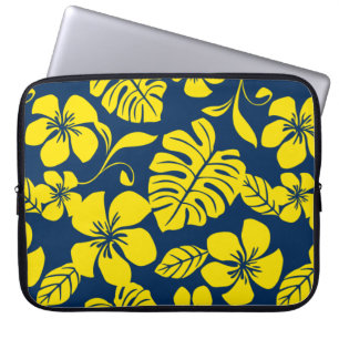 HOUSSE POUR ORDINATEUR PORTABLE BIKINI ROSE (BLEU FONCÉ/JAUNE)