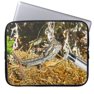 Housse Pour Ordinateur Portable Biologie D'Un Lézard Dragon Porté Par Un Bébé,