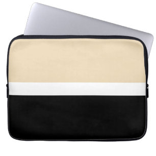 Housse Pour Ordinateur Portable Bleu Noir Abstrait