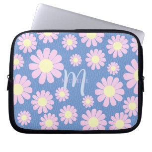 Housse Pour Ordinateur Portable Bleu rose pâle
