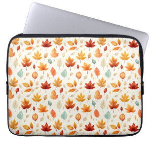Housse Pour Ordinateur Portable Boho Fall Leave Motif La beauté de l'automne avec