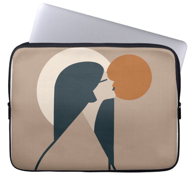 Housse Pour Ordinateur Portable Boho Woman Sun (Devant)