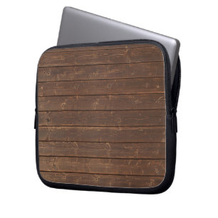 Housse Pour Ordinateur Portable Bois de chêne rustique
