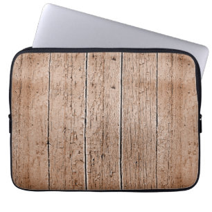 Housse Pour Ordinateur Portable Bois patiné