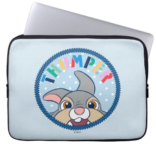 Housse Pour Ordinateur Portable Bombei's Thumper Polka Dot Badge