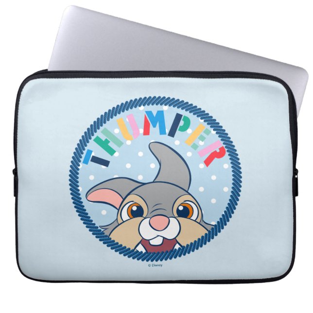 Housse Pour Ordinateur Portable Bombi's Thumper Polka Dot Badge (Devant)