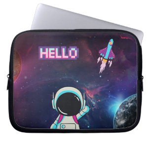Housse Pour Ordinateur Portable "Bonjour de l'espace"