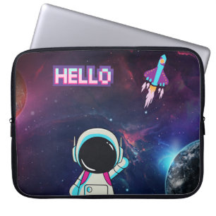 Housse Pour Ordinateur Portable "Bonjour de l'espace"