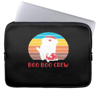 Housse Pour Ordinateur Portable Boo Boo Crew Nurse Funny Ghost Halloween Classic T
