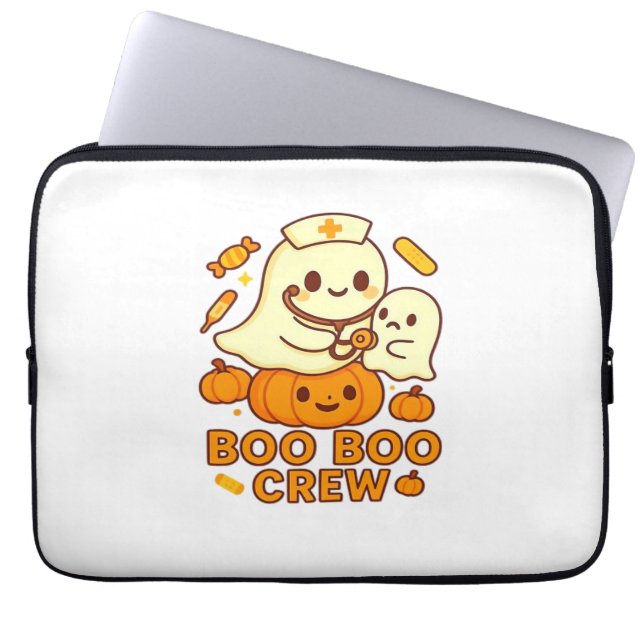 Housse Pour Ordinateur Portable Boo Boo Crew Nurse Ghost Classic T-Shirt (Devant)