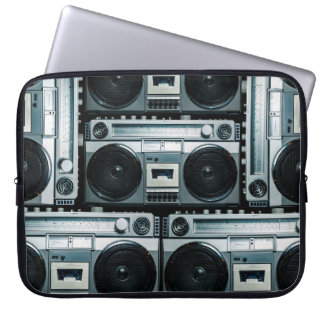 Housse Pour Ordinateur Portable Boombox radio vintage