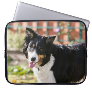 Housse Pour Ordinateur Portable Border collie haletant 1